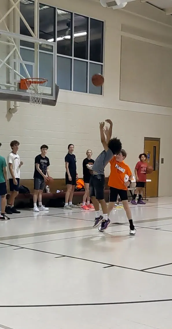 High School Basketball Camp Brings Together Flames Athletes